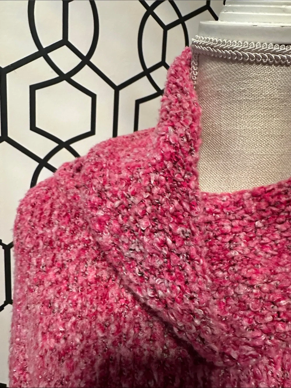 Free people Pink Cowl Neck Women's Sweater
